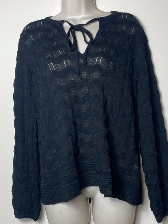Missoni Tops - Missoni Chevron Black Knit Sweater